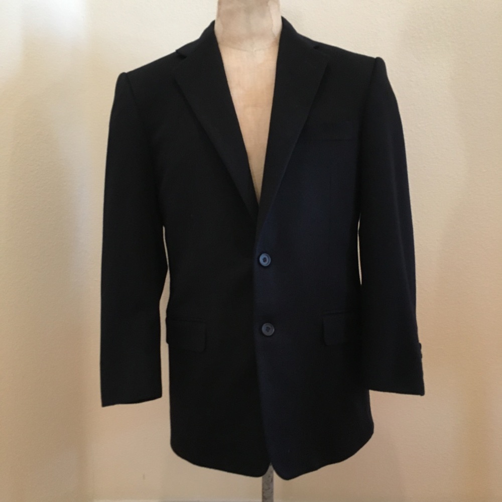 Hickey Freeman Cashmere Blazer 38 Sport Coat Black Posh Gary’s Newport Jacket